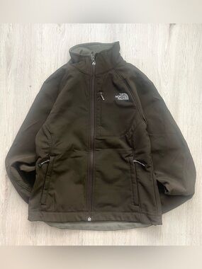 The North Face Brown Zip Up Jacket Apex Bionic Soft Shell Women’s XS Outdoor